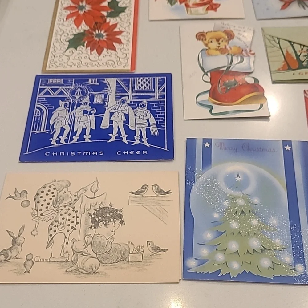 New. NEVER USED Vintage  Christmas Cards